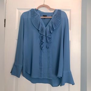 Ann Taylor Ruffle Blouse (size M)